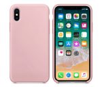 Husa de protectie Apple pentru iPhone X/iPhone XS, Silicon, Roze