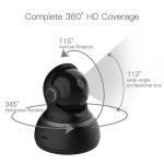 Xiaomi YI Dome, Wi-Fi, 1080P, Black