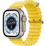 Apple Watch Ultra GPS + LTE 49mm  Titanium Case with Yellow Ocean Band