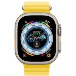 Apple Watch Ultra GPS + LTE 49mm  Titanium Case with Yellow Ocean Band