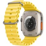 Apple Watch Ultra GPS + LTE 49mm  Titanium Case with Yellow Ocean Band