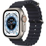 Apple Watch Ultra GPS + LTE 49mm  Titanium Case with Midnight Ocean Band