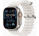 Apple Watch Ultra 2 GPS + Cellular, 49mm Titanium Case with White Ocean Band (MREJ3)