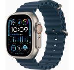 Apple Watch Ultra 2 GPS + Cellular, 49mm Titanium Case with Blue Ocean Band (MREG3)